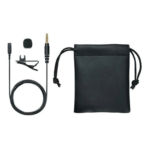 Micrófono Corbatero Shure Mvl Motiv Miniplug Omnidireccional Negro