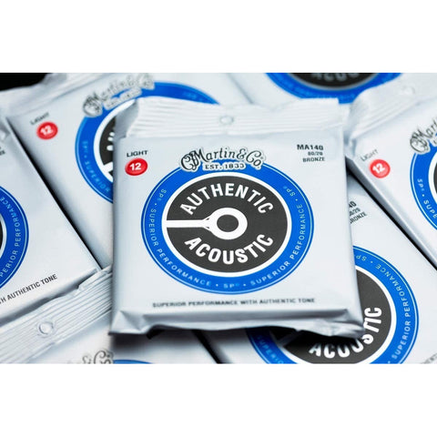 Paquete De Cuerdas Para Guitarra Acustica, Martin Ma140