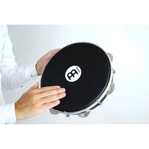 Pandero Con Parche De Napa Plastico Abs Meinl Pa10abs-bk-nh Negro
