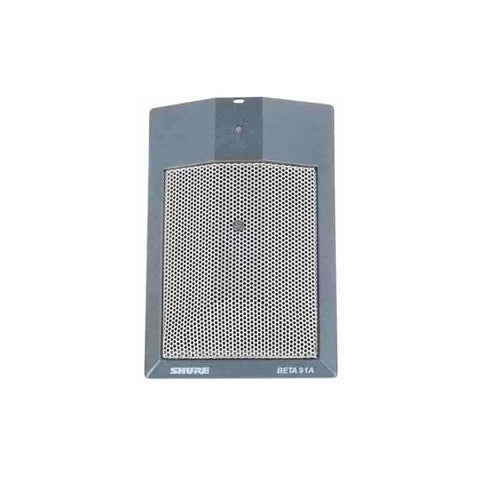Micrófono De Bombo Batería Shure Beta 91a Semicardioide Color Gris Oscuro