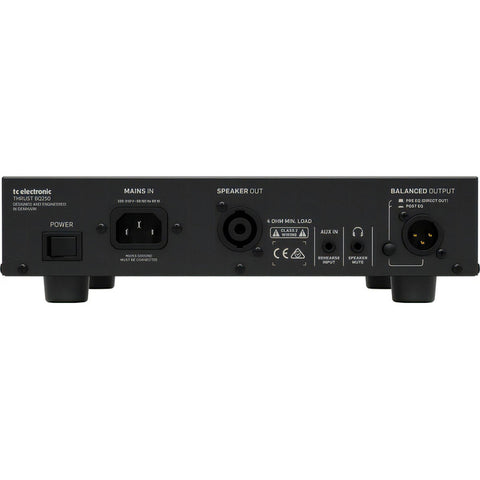 Tc Electronic Bq250 Cabezal Amplificador Bajo Electrico 250w