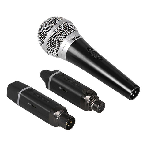 Sistema Inalambrico De Micrófono Nux B-3 Plus Mic Bundle Color Negro