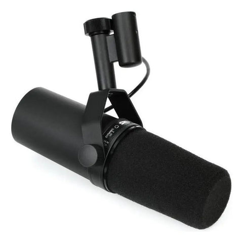 Micrófono Dinámico Shure Sm7b Estudio Podcast Color Negro Sonido Profesional Aislamiento Ruido Versátil