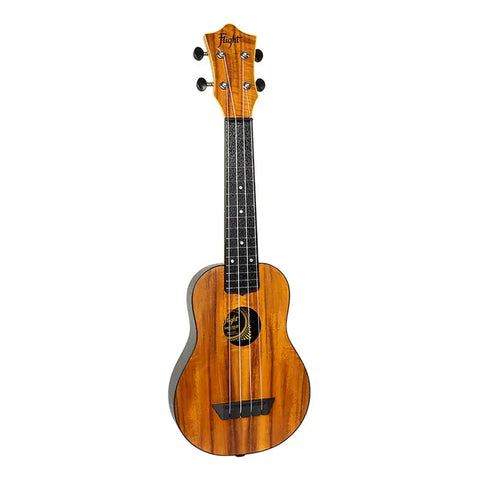 Ukelele Soprano Tapa De Acacia 15 Trastes Flight Tus55acacia Naranja