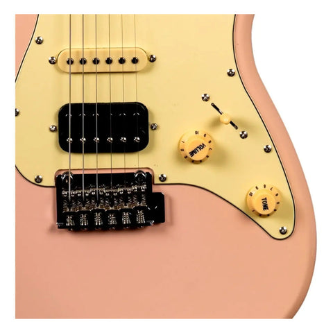 Guitarra Eléctrica De 6 Cuerdas Jet Guitars Js400 Shell Pink Diestro Shell Pink Palo De Rosa