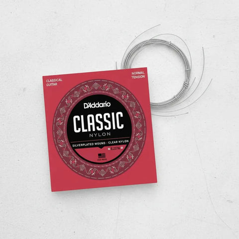 D'addario Classic Ej27n Tensión Normal Cuerdas Guitarra Nylon