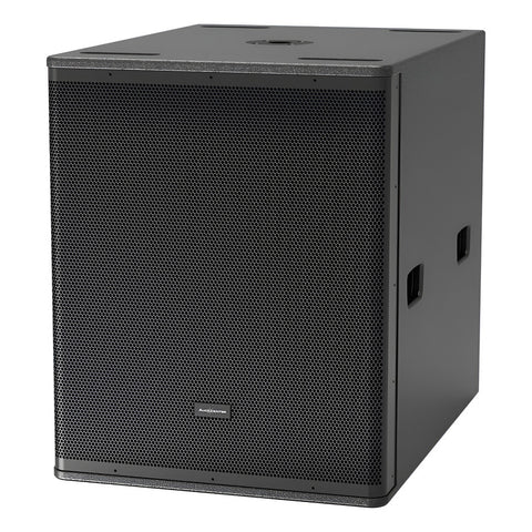 Subwoofer 18  Activo Con Ruedas Audiocenter Ma118 Ii Negro