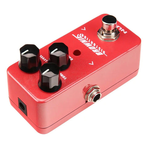 Nux Nds-2 Brownie Pedal Distorsión Británica Guitarra Eléctrica Rojo