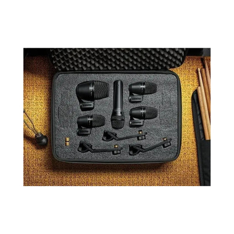 Set De Microfonos Para Bateria Shure Pgadrumkit5 Negro