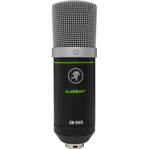 Micrófono De Condensador Mackie Usb Em-91cu Color Negro