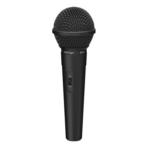 Micrófono Cable Integrado Plug 3.5 Y 6.3 Mm Behringer Bc110 Negro