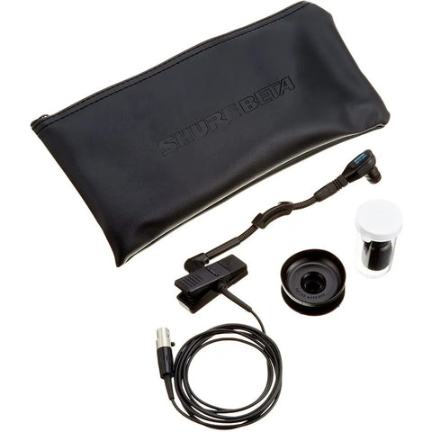 Microfono Con Clip Para Instrumento De Viento Shure Wb98h/c Negro
