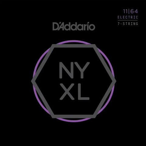 D'addario Nyxl1164 Juego De Cuerdas Para Guitarra 7 Cuerdas 11-64