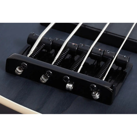 Bajo Electric 4 Cuerdas Schecter C-4 Standard Charcoal Satin Acabado Del Cuerpo Mate Color Gris Oscuro Orientación De La Mano Diestro