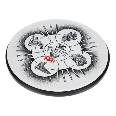 Pad Practicador Meinl Mpp-12-bg 12 PuLG Plástico Blanco Benny Greb Signature