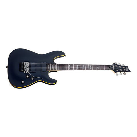 Guitarra Eléctrica Con Floyd Rose Schecter Demon-6 Fr Diestro Aged Black Palo De Rosa