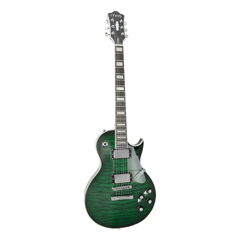 Guitarra Eléctrica 6 Cuerdas Mars Les Paul Custom Green Color Verde Oscuro Material Del Diapasón Palisandro Orientación De La Mano Diestro Palo De Rosa