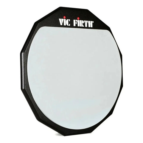 Practicador Para Bateria Vic Firth Pad 12 Ravicpad12 Color Negro Gris