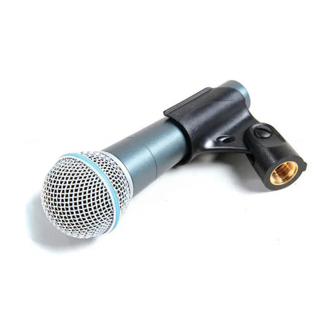 Microfono Original Dinamico Super Cardioide Shure Beta 58a Azul/plata
