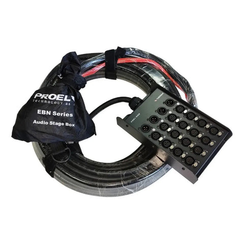 Proel Ebn-1604 Snake Víbora 16 Entradas 4 Salidas 25 Mts