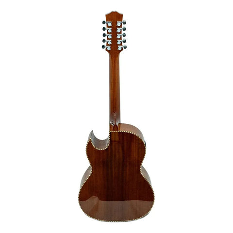 Bajo Quinto La Sevillana Acústico Bq238ceq Diestro Negro Brillante 10