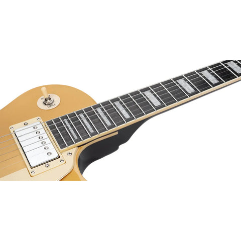 Guitarra Eléctrica 6 Cuerdas Mars Les Paul Classic Yellow Color Amarillo Material Del Diapasón Rosa Orientación De La Mano Diestro