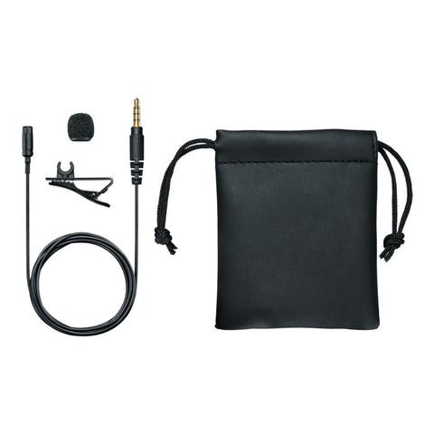 Microfono Lavalier Para Moviles Y Tabletas Shure Mvl-3.5mm Negro