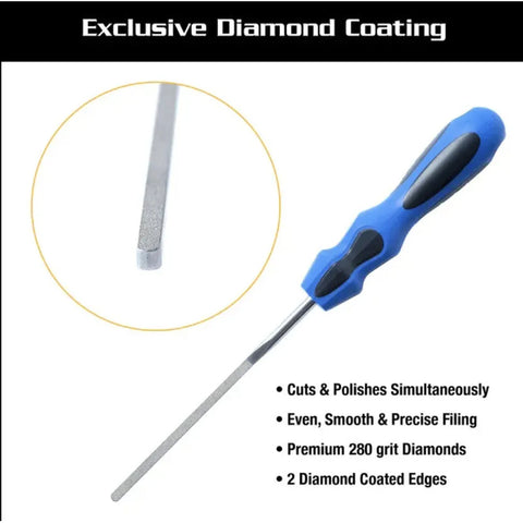 Music Nomad Mn830 E-file  Lima Diamantada Para Trastes