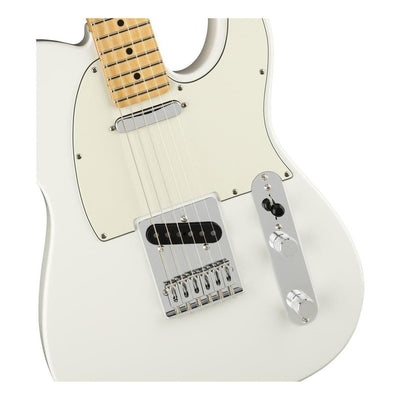 Guitarra Eléctrica Fender Player Telecaster De Aliso White Color Polar White Material Del Diapasón Arce Orientación De La Mano Diestro