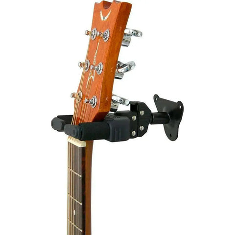 Hercules Gsp39wb Plus Soporte Stand Atril Guitarra Pared Color Negro
