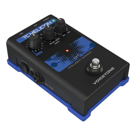 Pedal De Efectos Vocales Tc Helicon Voicetone H1 Para Guitarra Y Micrófono Negro