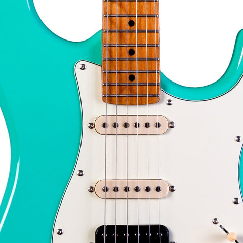 Guitarra Eléctrica Jet Guitars Js400 Sea Foam Green Diestro