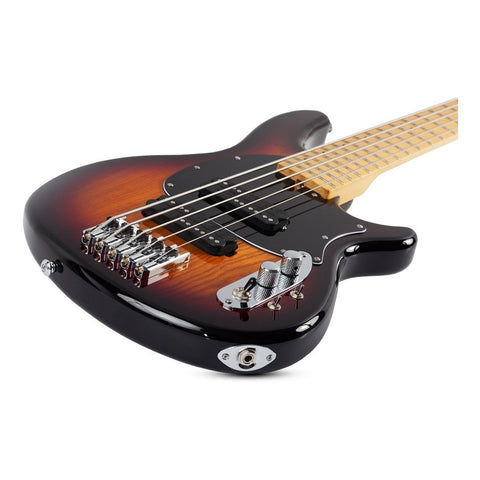 Bajo Eléctrico 5 Cuerdas Color 3tone Sunburst Schecter Cv-5