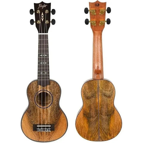 Ukelele Soprano Acústico Flight Dus450 Mango Madera Marrón Mate