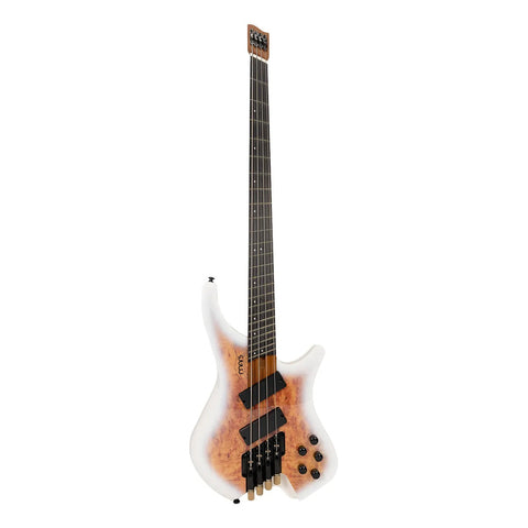 Bajo Mars Eléctrico Headless 4 Ms 4 Cuerdas White Burst Diestro White