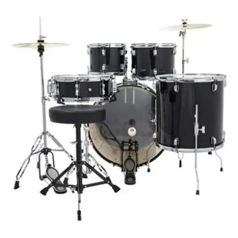 Batería Ludwig Modelo Lc19511 Linea Accent Color Negro Bombo 22