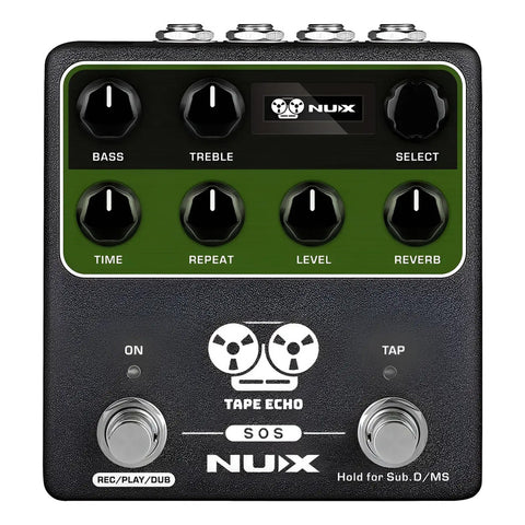 Pedal Tape Echo Tributo Al Space Echo Nux Ndd-7 Negro