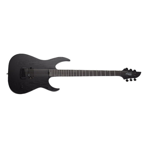 Guitarra Schecter Electrica Km-6 Mk-iii Satin Black Open Por Diestro Negro Ébano