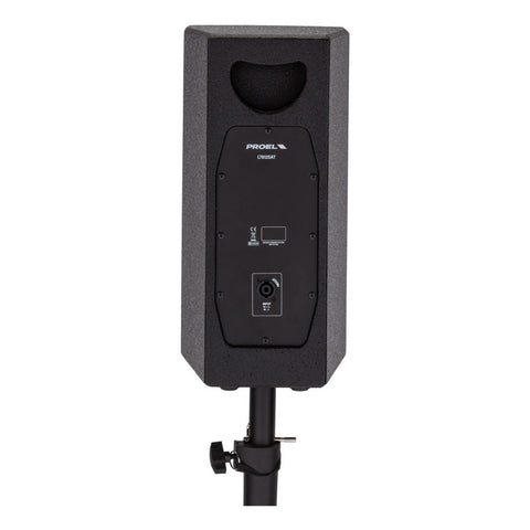 Sistema Activo 2 Satelites 8 PuLG Subwoofer 12 Proel Lt812a Negro