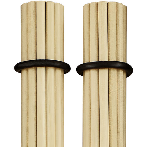 Meinl Sb208 Par De Escobillas Madera Jazz Batería Percusión Color Natural