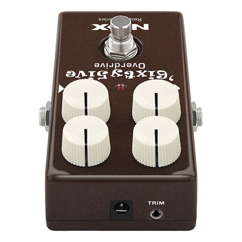 Pedal Analógico Overdrive Nux 6ixty5ive Caqui
