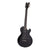 Guitarra Eléctrica Schecter Sgr Solo-ii De Tilo Midnight Satin Black Con Diapasón De Palo De Rosa