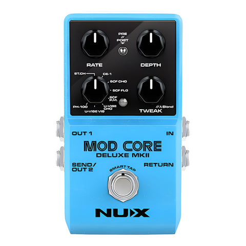Pedal De Modulación Para Guitarra Nux Core Deluxe Mkii Azul Claro