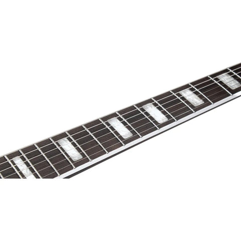 Guitarra Eléctrica 6 Cuerdas Mars Les Paul Jazz Color Marrón Oscuro Material Del Diapasón Palo De Rosa Orientación De La Mano Diestro