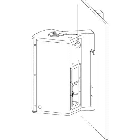 Soporte U Para Altavoces Electro-voice Evc-ub2 Negro Para Pared O Techo