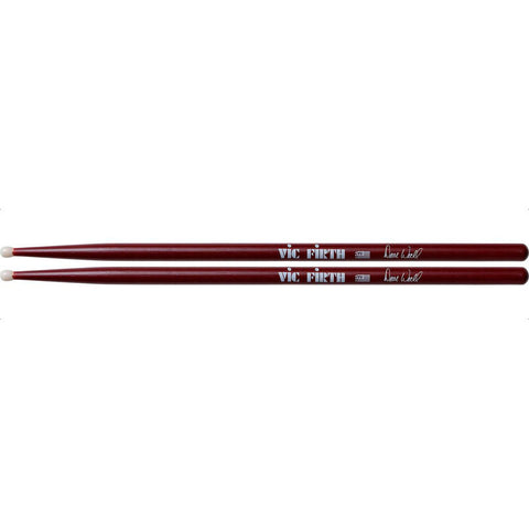 Vic Firth Baquetas Dave Weckl Punta Nylon Batería Percusión Color Vino Tamaño 16