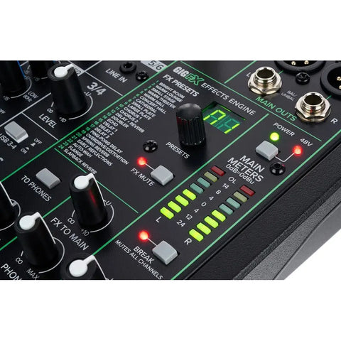 Mezcladora Profesional 6ch C/efectos Y Usb Mackie Profx6v3