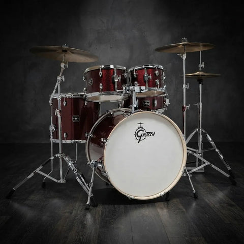 Gretsch Ge4605sp Energy  Batería Shell Pack 5 Pzas 20  Rojo Rojo