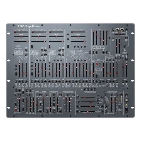 Behringer 2600 Gray Meanie Sintetizador Semimodular Vco Vcf Color Gris