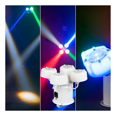 Luz De Escenario Led Beam Adj Rotobeam 4 Luces Color Rgbw
